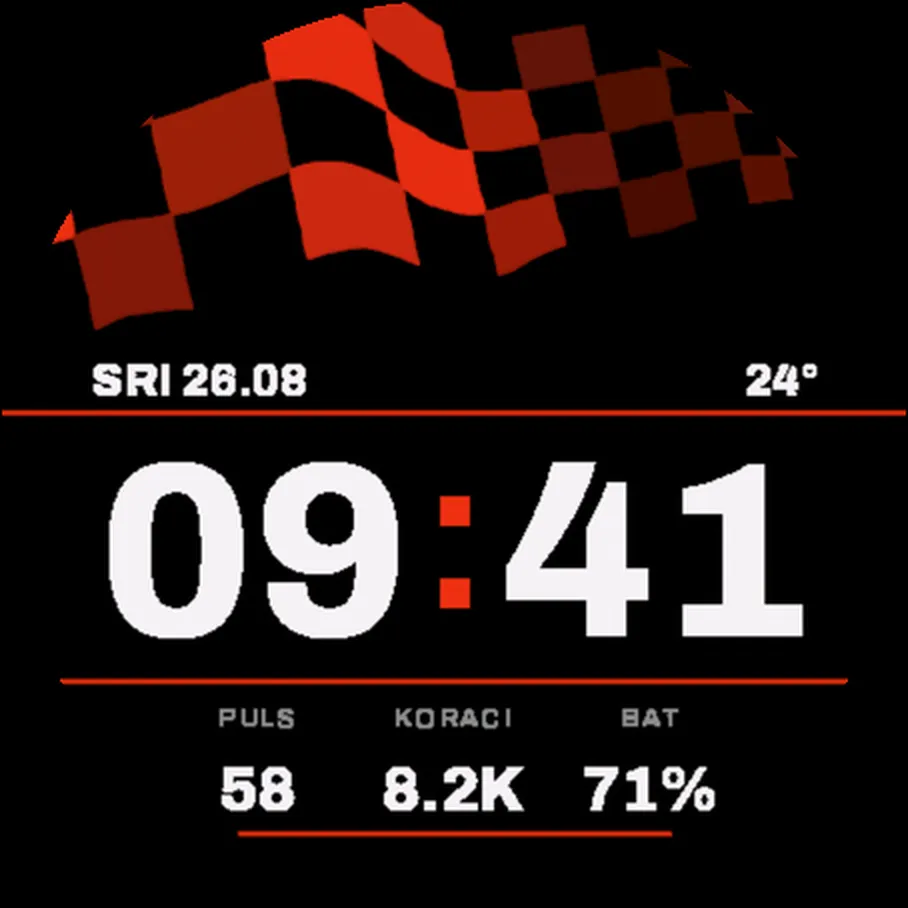 Croata watch face